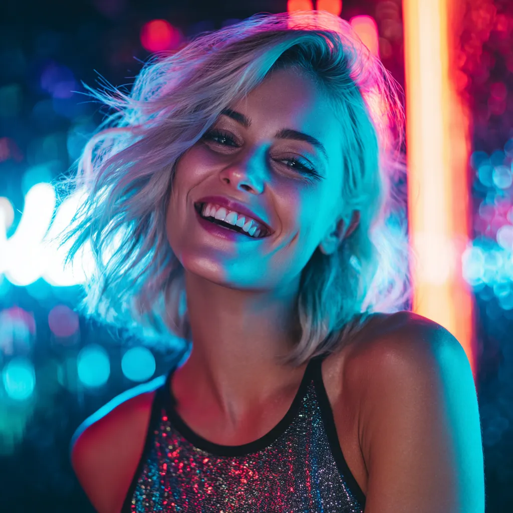 Elle — a smooth, slow-wink AI companion on Flirt AI